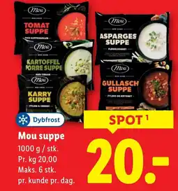 Lidl Mou suppe tilbud