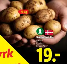 Lidl Danske kartofler tilbud