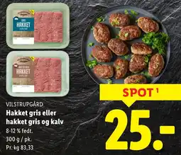 Lidl VILSTRUPGÅRD Hakket gris eller hakket gris og kalv tilbud