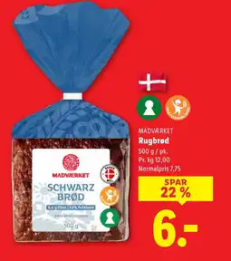Lidl MADVÆRKET Rugbrød tilbud