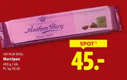 Lidl ANTHON BERG Marcipan tilbud
