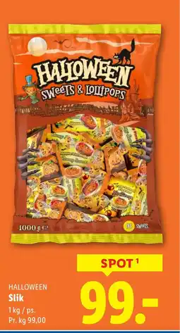 Lidl HALLOWEEN Slik tilbud