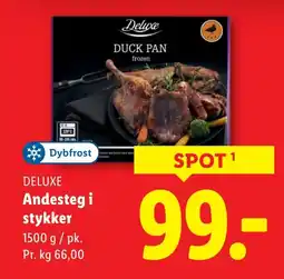 Lidl DELUXE Andesteg i stykker tilbud