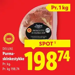 Lidl DELUXE Parma- skinkestykke tilbud