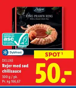 Lidl DELUXE Rejer med sød chilisauce tilbud