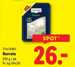 Lidl ITALIAMO Burrata tilbud