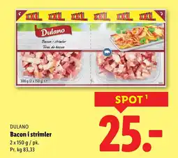 Lidl DULANO Bacon i strimler tilbud