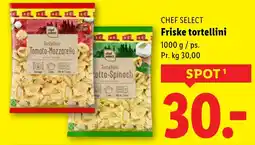 Lidl CHEF SELECT Friske tortellini tilbud
