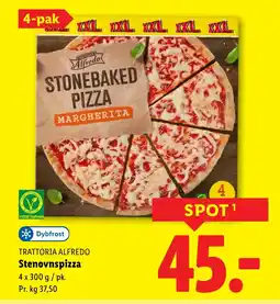 Lidl TRATTORIA ALFREDO Stenovnspizza tilbud