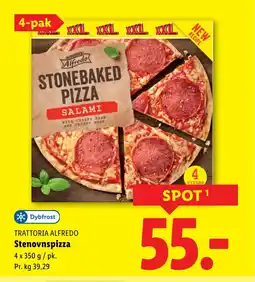 Lidl TRATTORIA ALFREDO Stenovnspizza tilbud