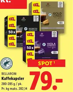 Lidl BELLAROM Kaffekapsler tilbud