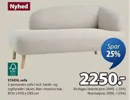 JYSK STADIL sofa, DKK 2250 tilbud