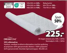 JYSK VIO rullemadras tilbud