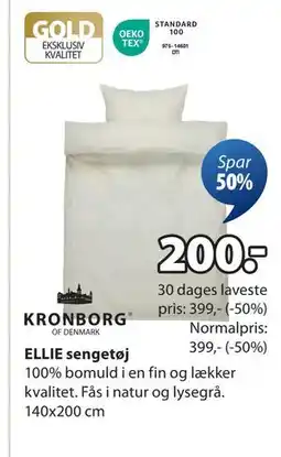 JYSK ELLIE sengetøj, DKK 200 tilbud