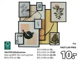 JYSK VALTER billedramme tilbud