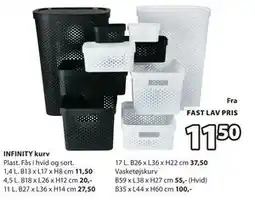 JYSK INFINITY kurv tilbud