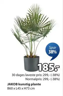 JYSK JAKOB kunstig plante, DKK 185 tilbud