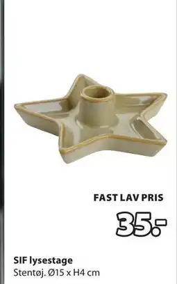 JYSK SIF lysestage, DKK 35 tilbud