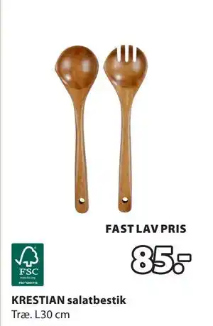 JYSK KRESTIAN salatbestik, DKK 85 tilbud