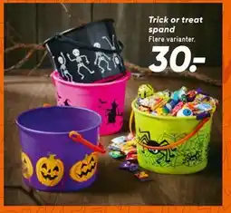 Bilka Trick or treat spand, DKK 30 tilbud