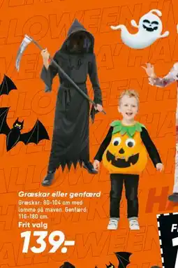 Bilka Græskar eller genfærd, DKK 139 tilbud