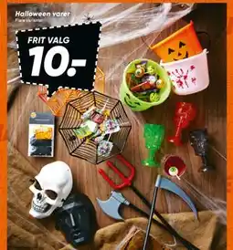 Bilka Halloween varer, DKK 10 tilbud