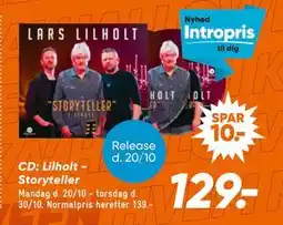 Bilka CD: Lilholt Storyteller, DKK 129 tilbud