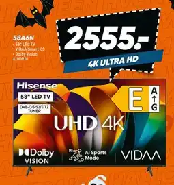 Bilka Hisense 58A6N, DKK 2555 tilbud