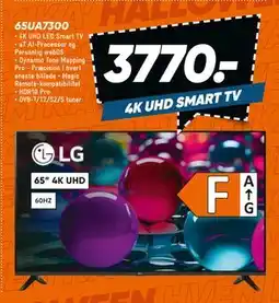 Bilka LG 65UA7300, DKK 3770 tilbud