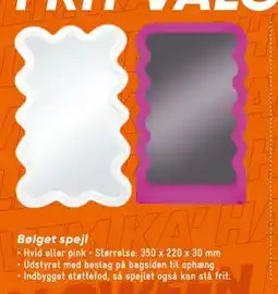 Bilka Bølget spejl, DKK 99 tilbud