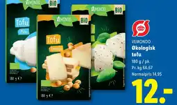 Lidl VEMONDO Økologisk tofu tilbud