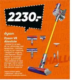 Bilka Dyson V8 Absolute, DKK 2230 tilbud