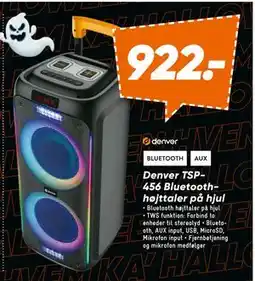 Bilka Denver TSP456 Bluetoothhøjttaler på hjul, DKK 922 tilbud