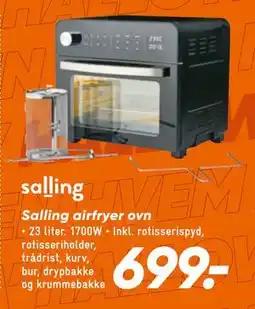 Bilka Salling airfryer ovn, DKK 699 tilbud