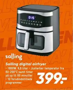 Bilka Salling digital airfryer, DKK 399 tilbud