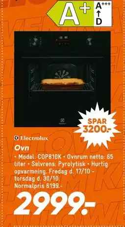 Bilka Ovn, DKK 2999 tilbud