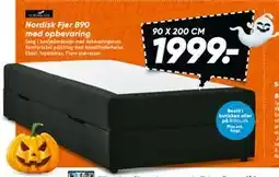 Bilka Nordisk Fjer B90 med opbevaring, DKK 1999 tilbud