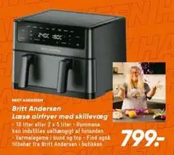 Bilka Britt Andersen Læsø airfryer med skillevæg, DKK 799 tilbud