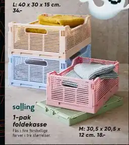 Bilka 1-pak foldekasse tilbud