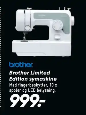Bilka Brother Limited Edition symaskine, DKK 999 tilbud