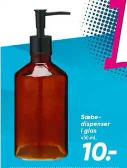 Bilka Sæbedispenser i glas, DKK 10 tilbud