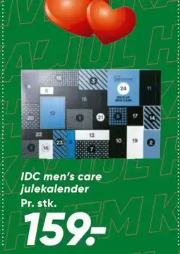 Bilka IDC men’s care julekalender, DKK 159 tilbud