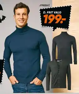 Bilka Rullekrave eller cardigan, DKK 199 tilbud