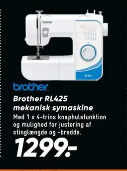 Bilka Brother RL425 mekanisk symaskine, DKK 1299 tilbud