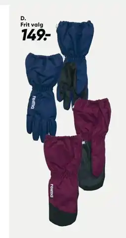 Bilka Skiluffer eller -handsker, DKK 149 tilbud