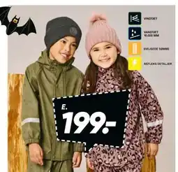 Bilka Regnjakke med fleece for, DKK 199 tilbud