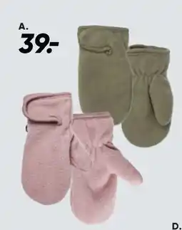 Bilka Fleece luffer, DKK 39 tilbud