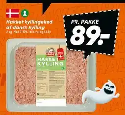 Bilka Hakket kyllingekød af dansk kylling, DKK 89 tilbud