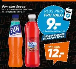 Bilka Fun eller Scoop, DKK 12, App-pris tilbud