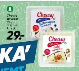 Bilka Cheasy skiveost, DKK 29 tilbud